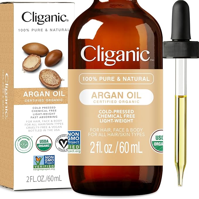 aceite de argan para crecer la barba cliganic