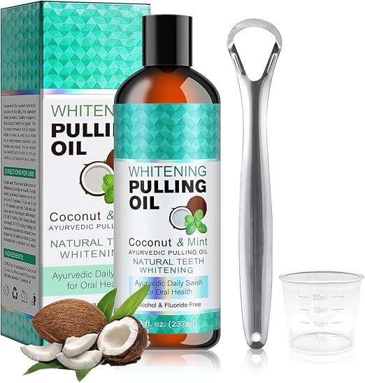 aceite de coco para blanquear los dientes